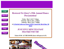 Tablet Screenshot of danceministry.com